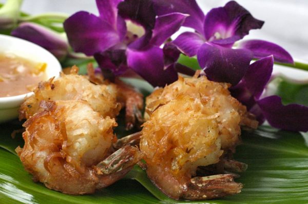 Coconut Shrimp with Ginger Lime Sauce - KatieChin