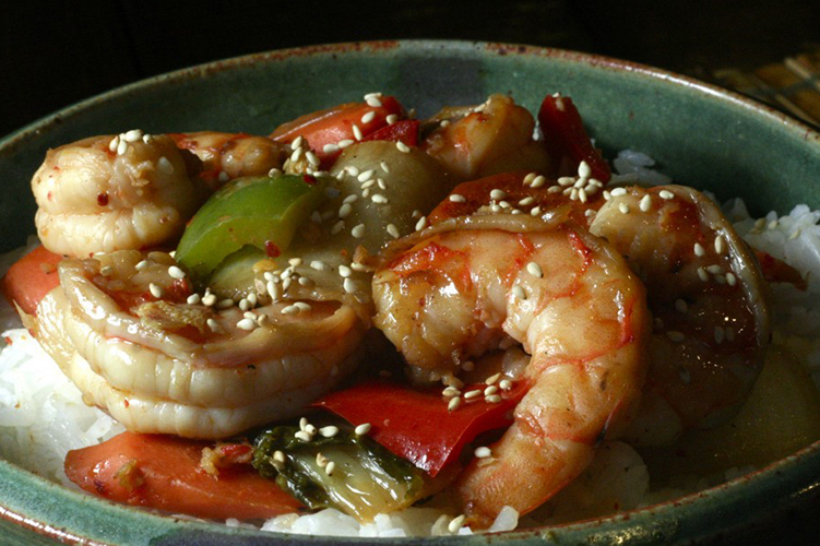 korean-shrimp-rice-bowl