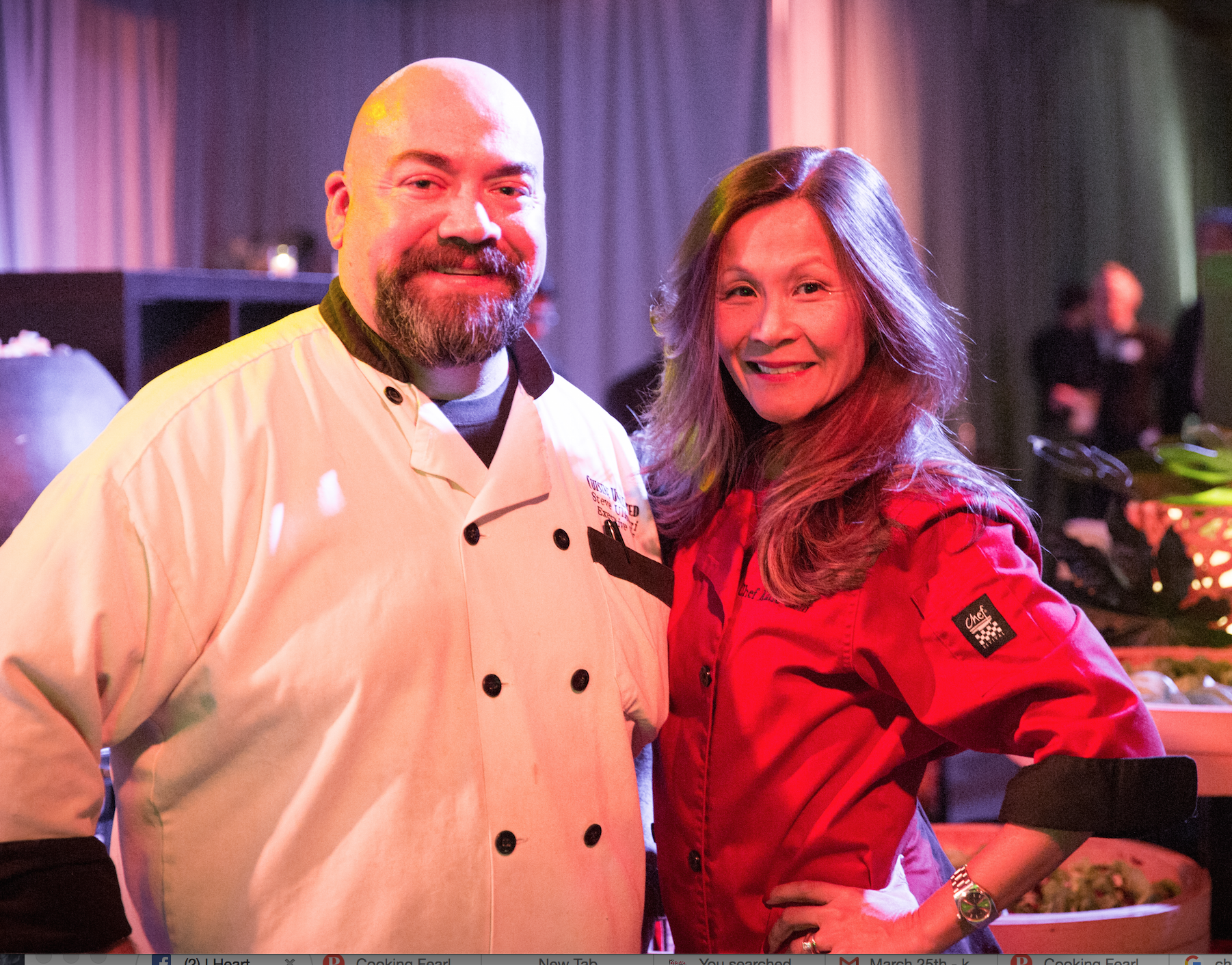 Chef Katie with Chef Steve